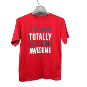Childrens Place "First Name Totally Last Name Awesome" Summer School SZ XXL:NWOT